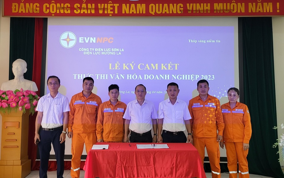 PC Sơn La: Các đơn vị trực thuộc cam kết và đẩy mạnh thực thi văn hóa doanh nghiệp  